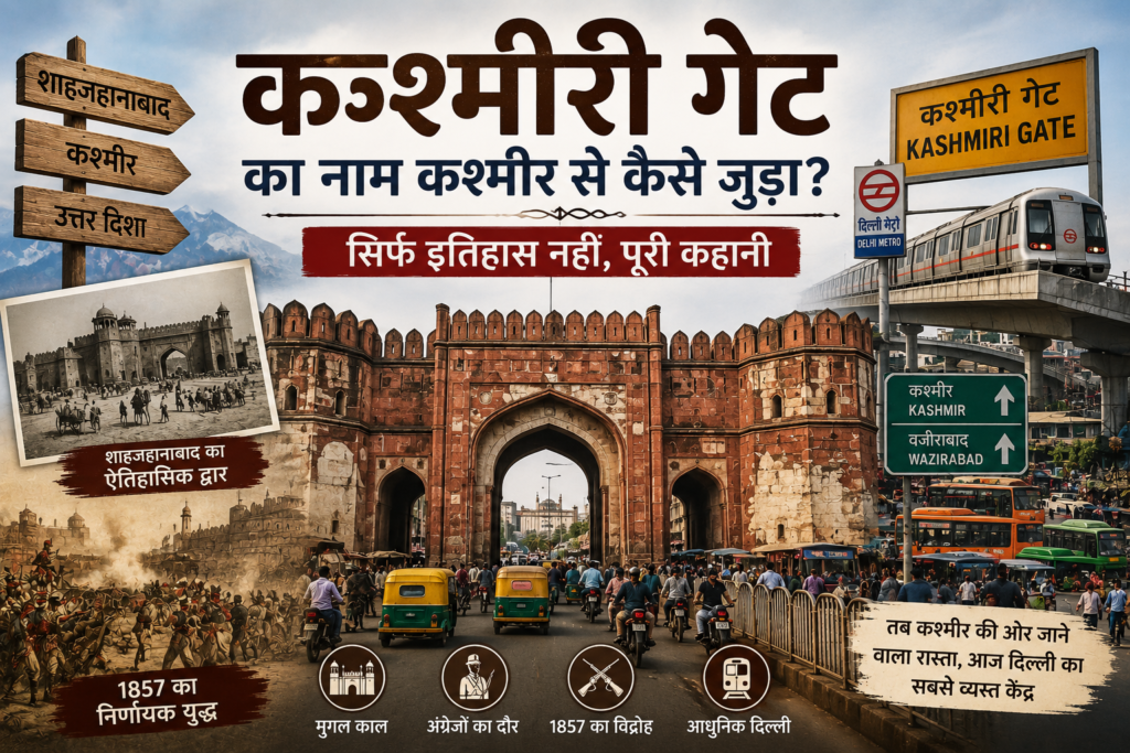 कश्मीरी गेट दिल्ली का ऐतिहासिक दरवाजा