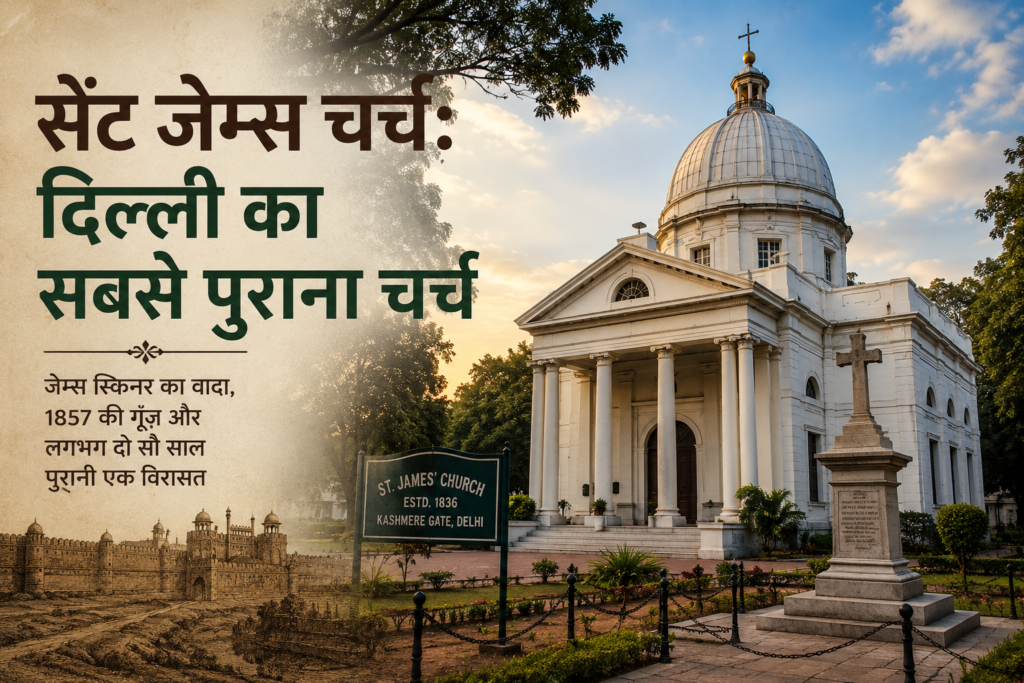 सेंट जेम्स चर्च दिल्ली का ऐतिहासिक दृश्य